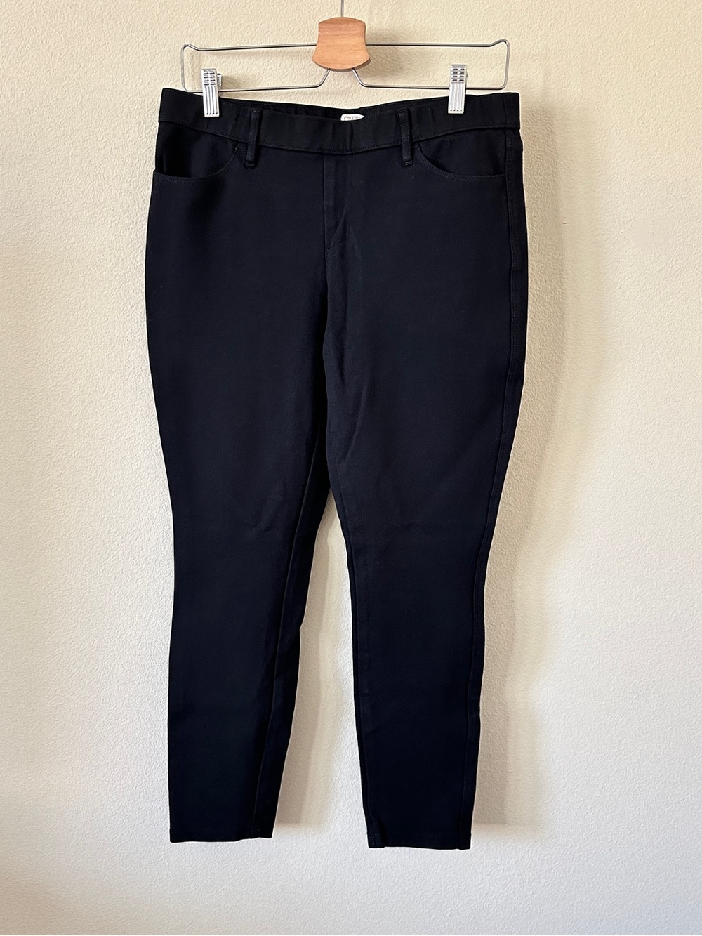 J. Crew Black Ponte Ankle Pants Size 8
